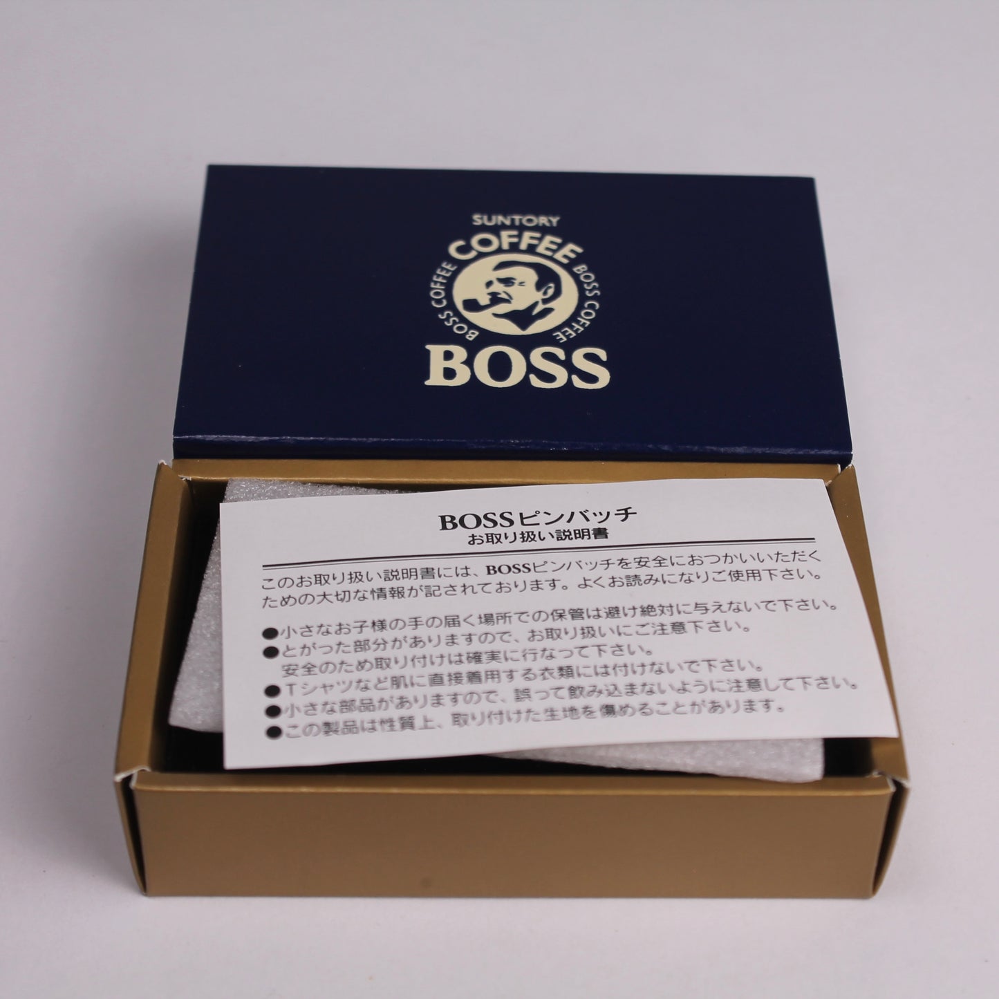 Boss Coffee Acrylic Pin Set