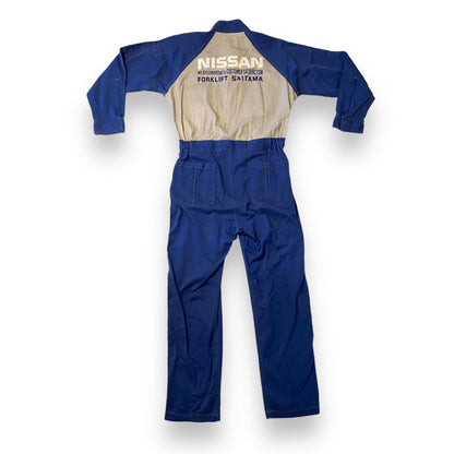 Blue Nissan Forklift Saitama Coveralls