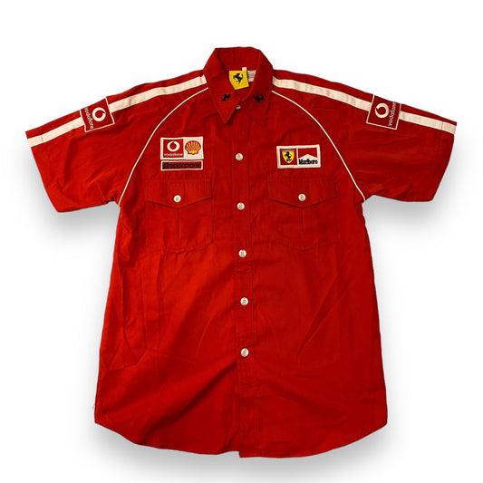 Vintage Ferrari Marlboro Button Up