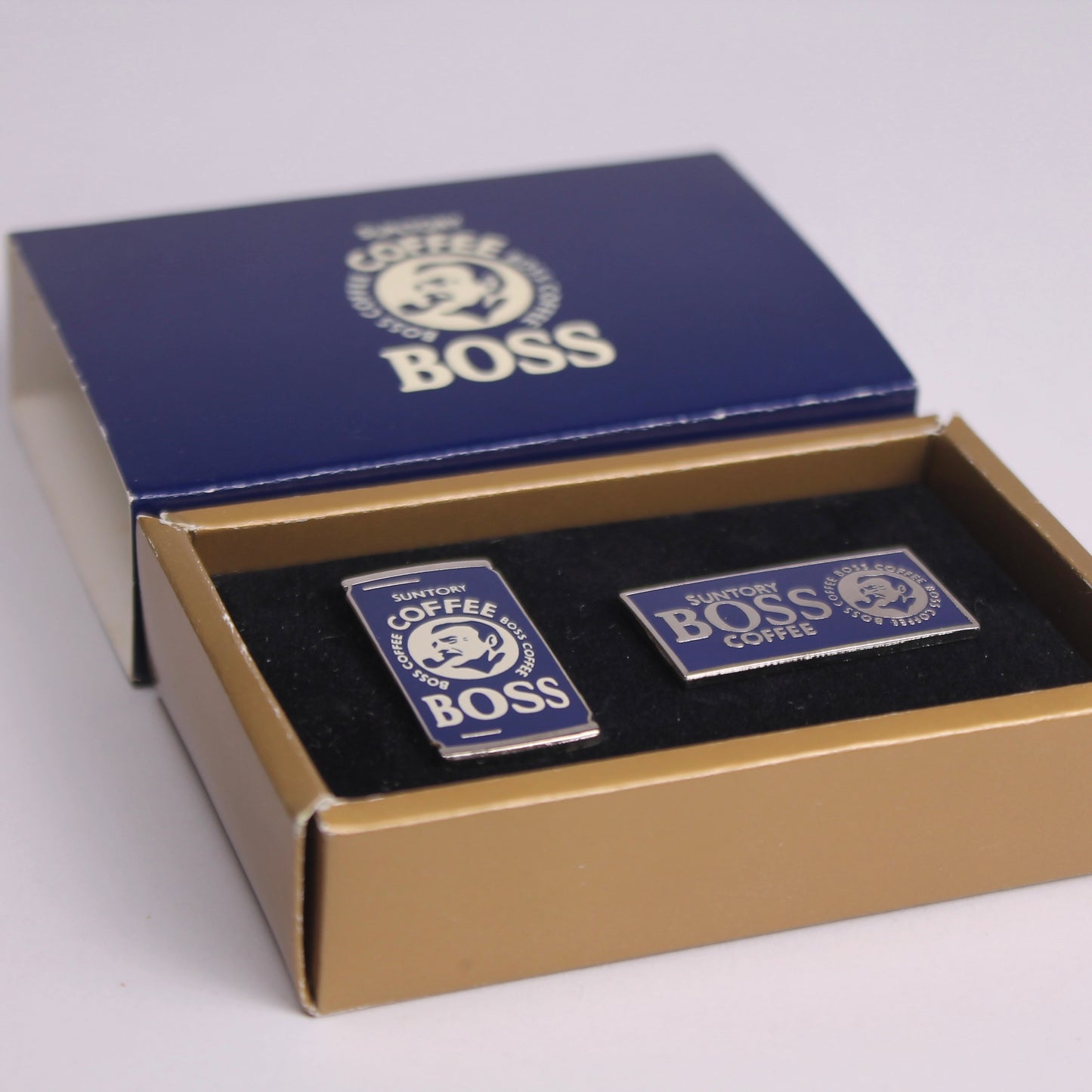 Boss Coffee Acrylic Pin Set