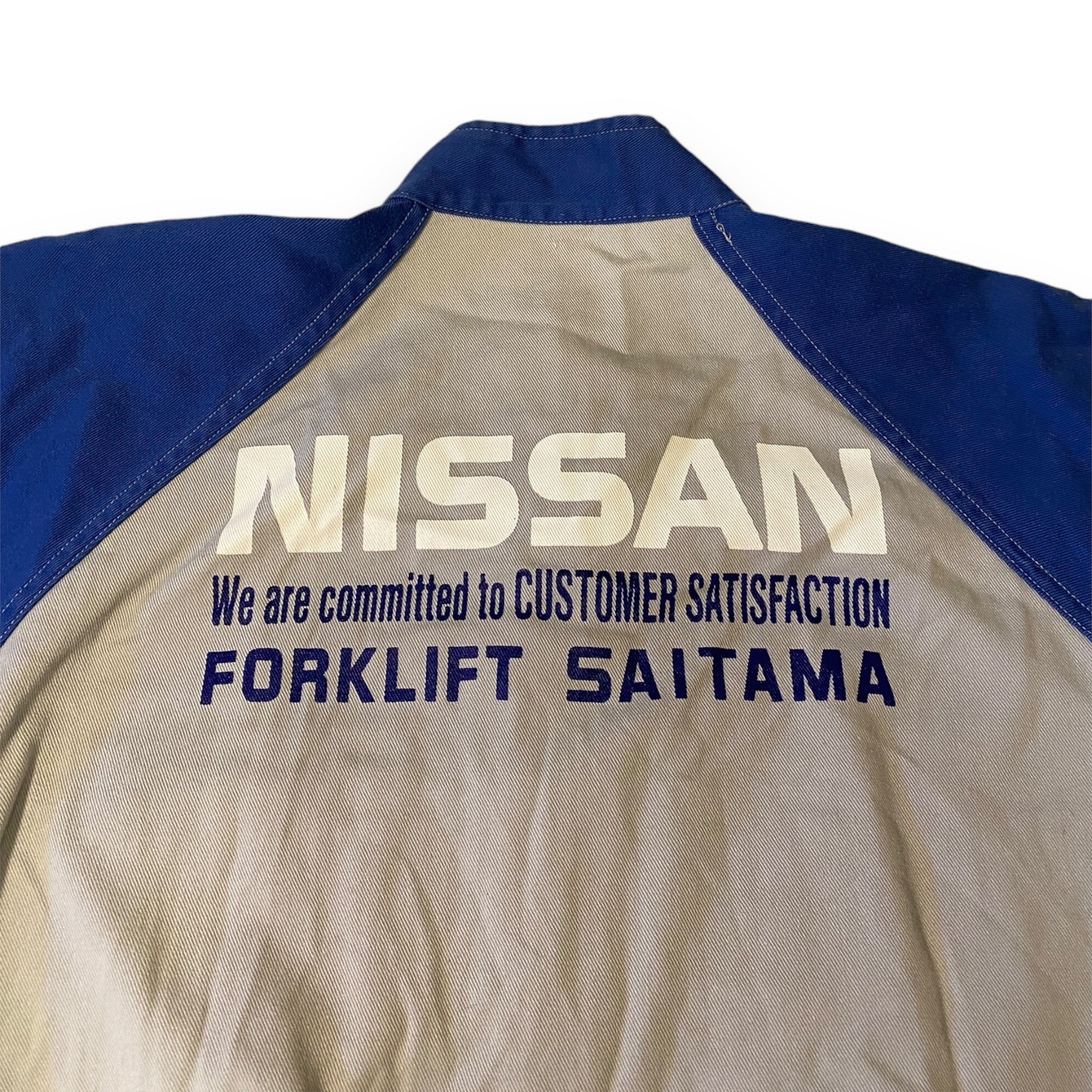 Blue Nissan Forklift Saitama Coveralls